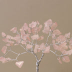 Rose Quartz Gemstone Tree with Orgonite Base - 80 Stones – view 3