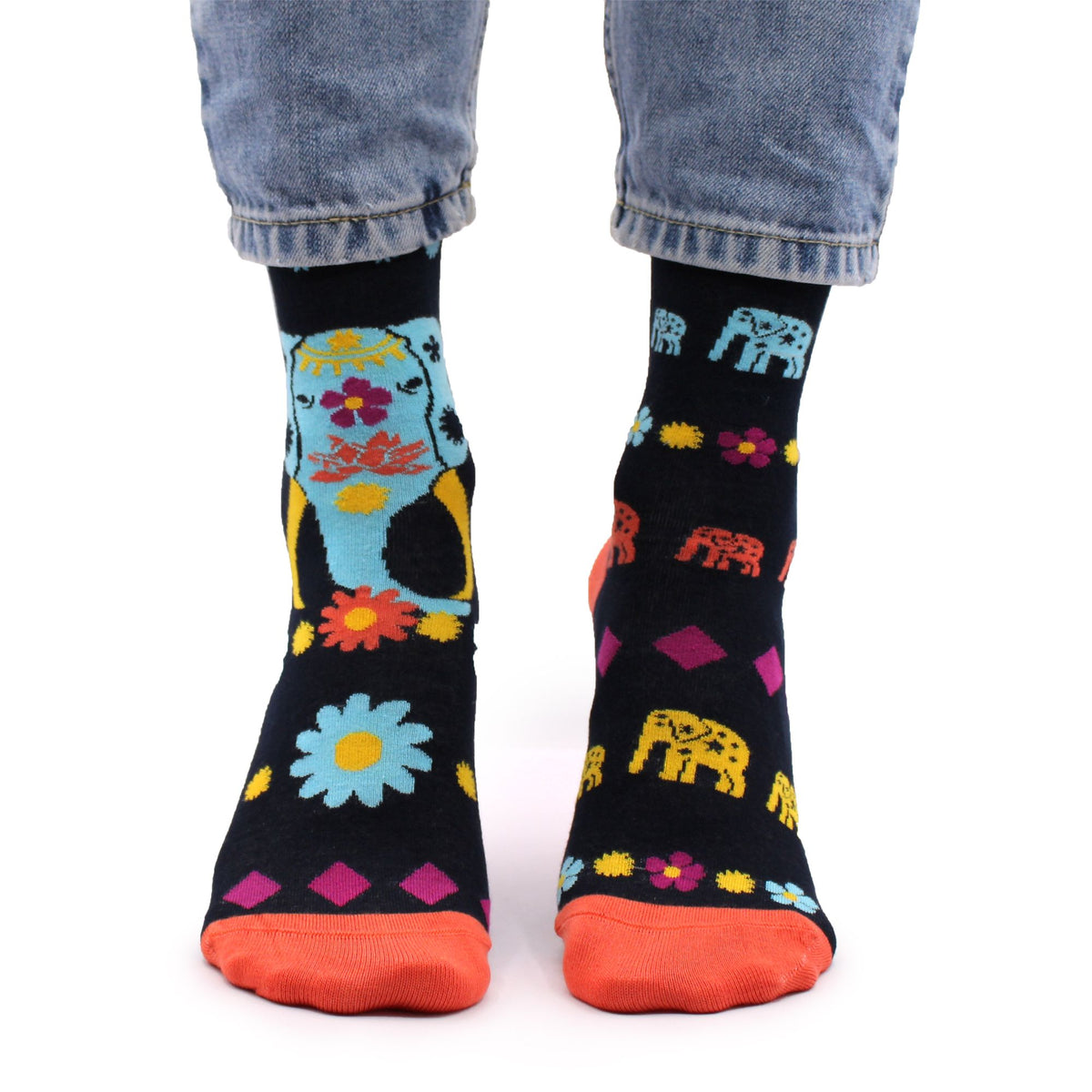 Hop Hare Bamboo Socks Lucky Elephant Print (36-40) – view 5