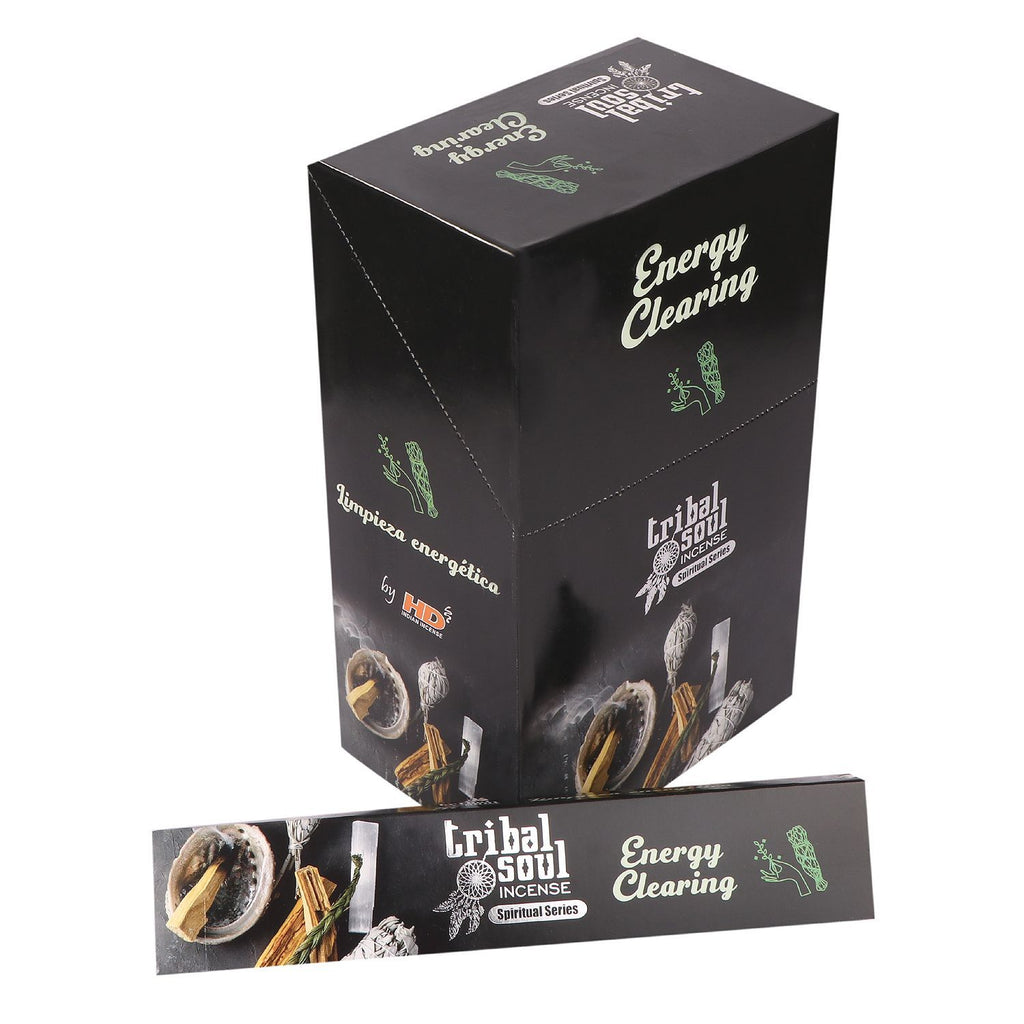 Tribal Soul Energy Clearing Incense Sticks & Ceramic Holder