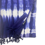 Boho Java Art Stole and Scarf - Indigo Stripes - 62x200cm – view 3