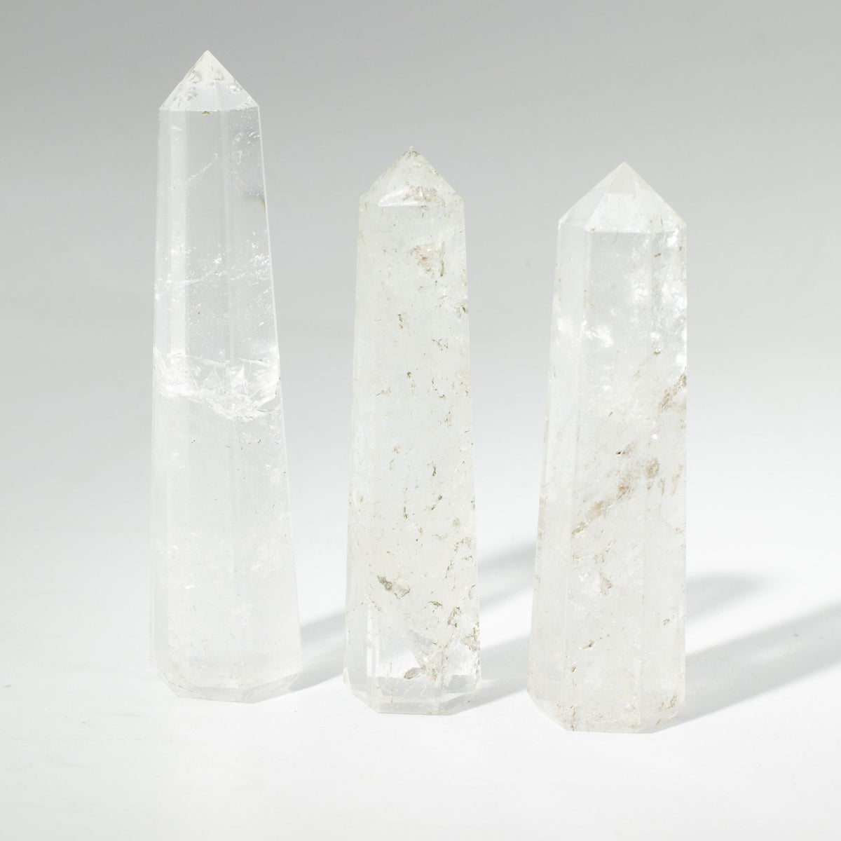 Clear Quartz Six Face Obelisk Point approx 11cm – view 3