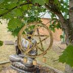 Iron Pentagon Wind Chime with Cow Bells, 25x49cm – view 8