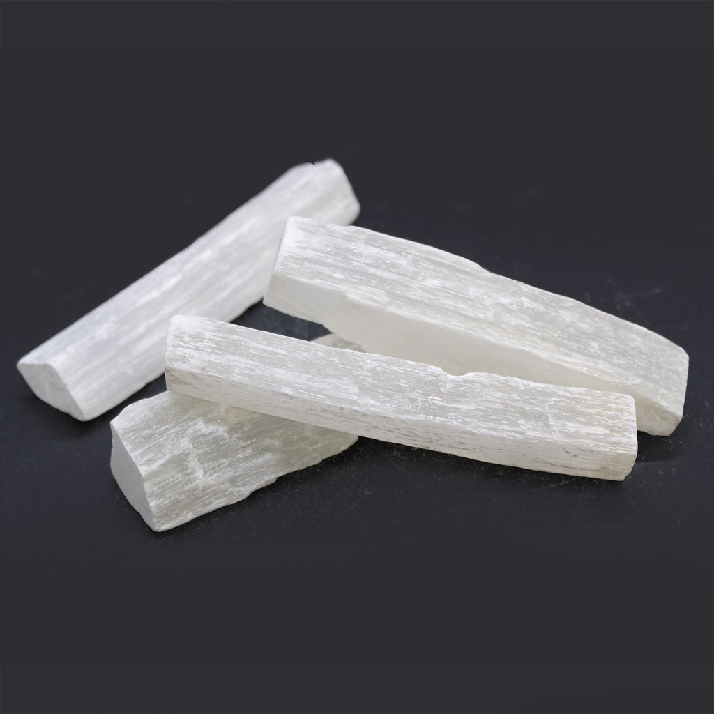 Raw Selenite Stick - Natural Crystal 7-10 cm – view 4