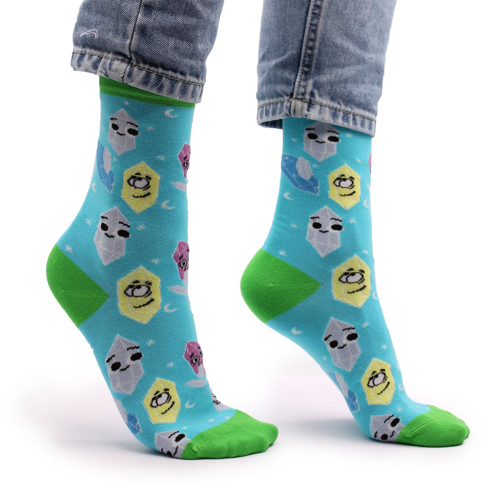 Hop Hare Bamboo Socks Lucky Gemstones Print (36-40) – view 6