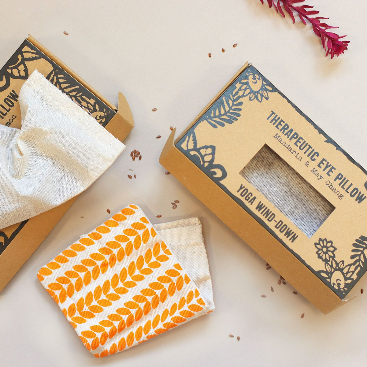 Agnes + Cat Yoga Wind-Down Mandarin Eye Pillow – view 6