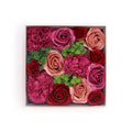 Square Soap Flower Gift Box - Vintage Roses
