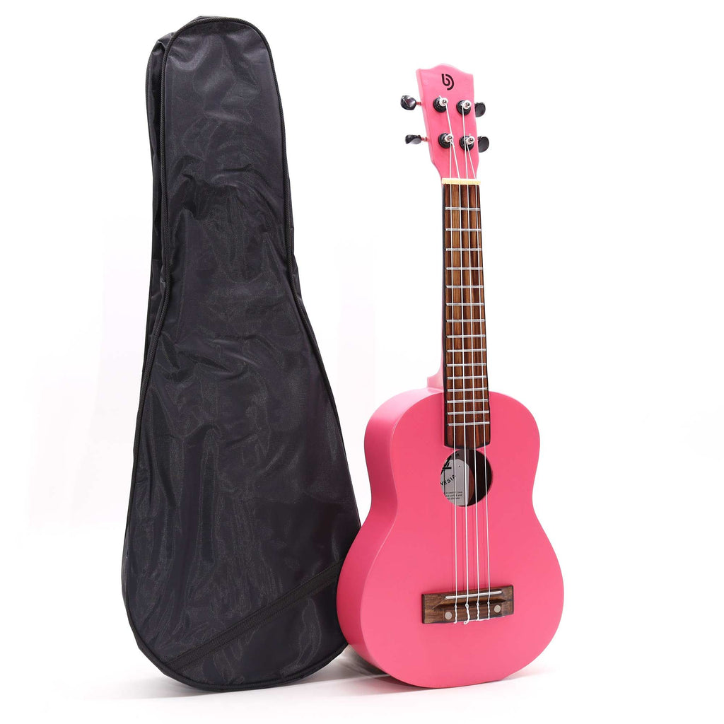 Decorative Ukulele in Bright Pink Finish, 4 String – view 3