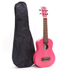 Decorative Ukulele in Bright Pink Finish, 4 String – view 3