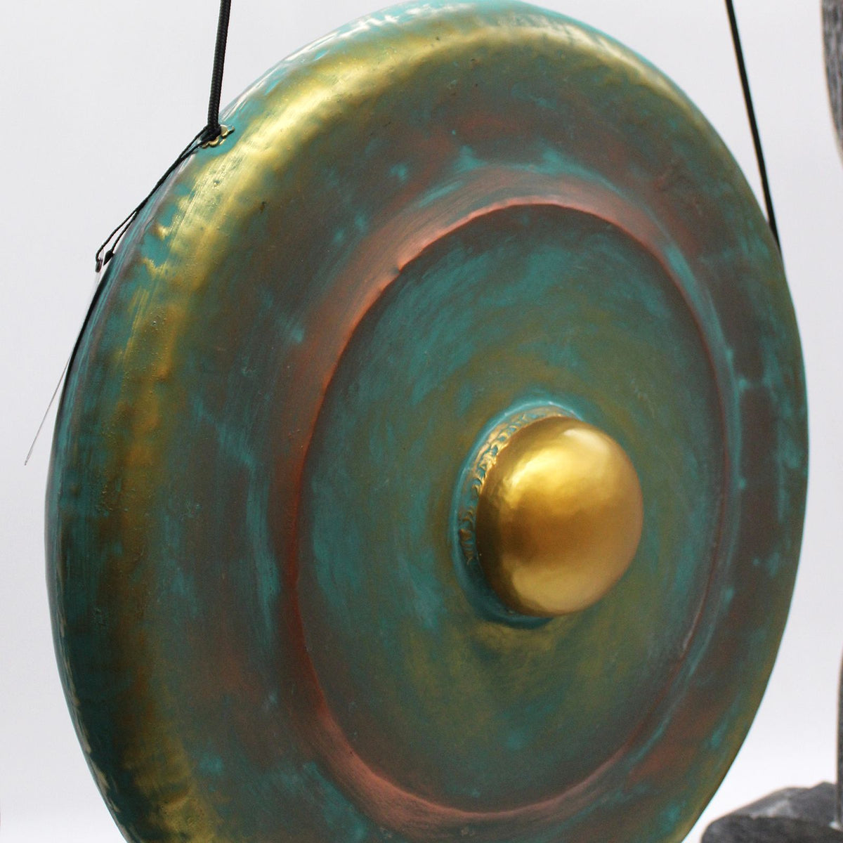 Medium Gong in Greenwash Stand - 50cm – view 2