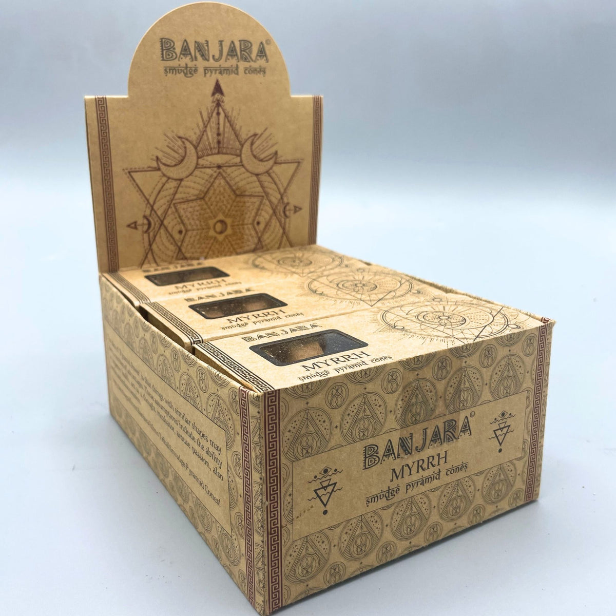 Banjara Smudge Pyramid Cones - Myrrh – view 4