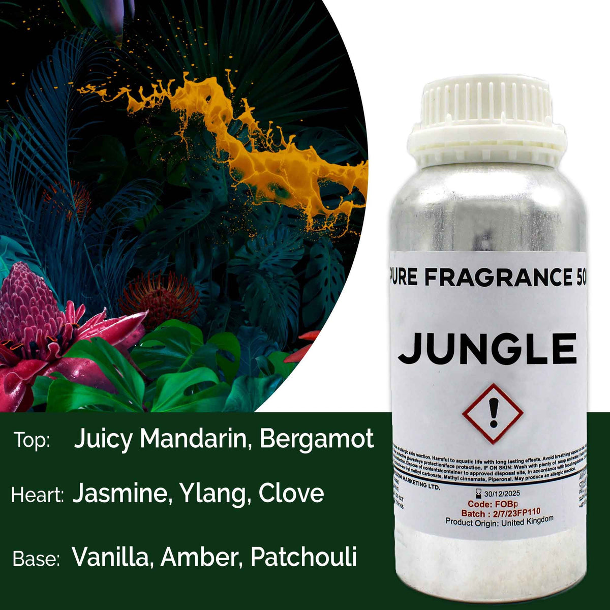 Jungle Pure Fragrance Oil - 500ml – view 7