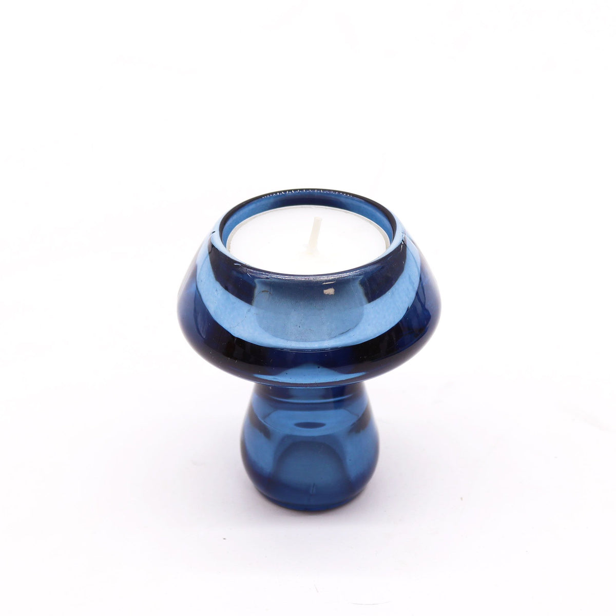 Mushroom Flip Candle Holder Set - Royal Blue