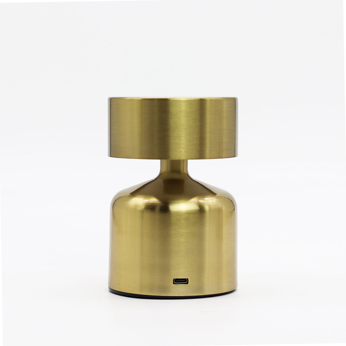 Touch Lamp, Bronze Flat Mushroom, USB-C Rechargeable – view 5