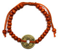 Bali Good Luck Feng Shui Bracelet - Orange