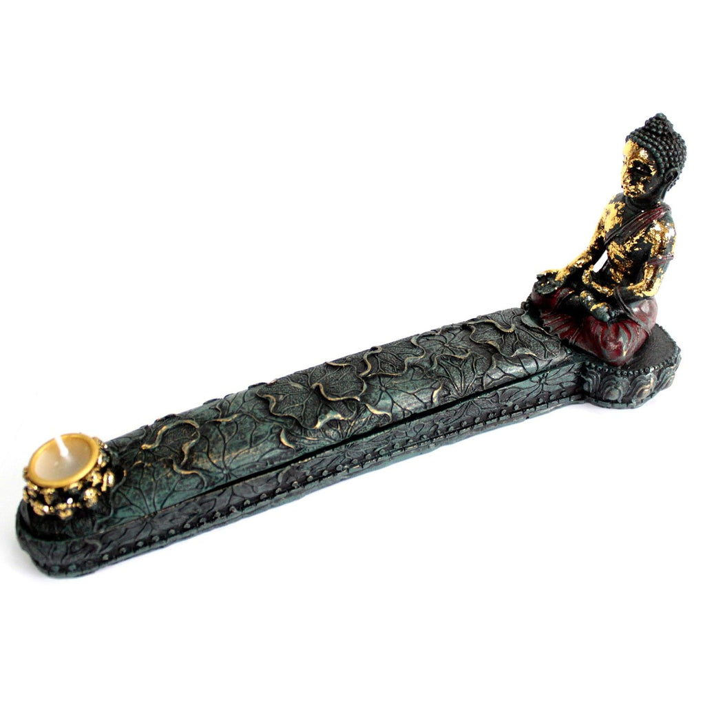 Antique Buddha Incense Burner and Box – view 6