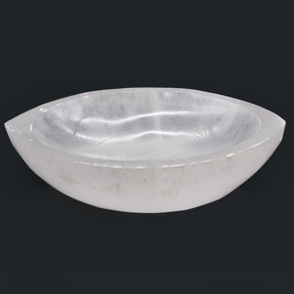 Selenite Eye Bowl approx 15cm – view 2