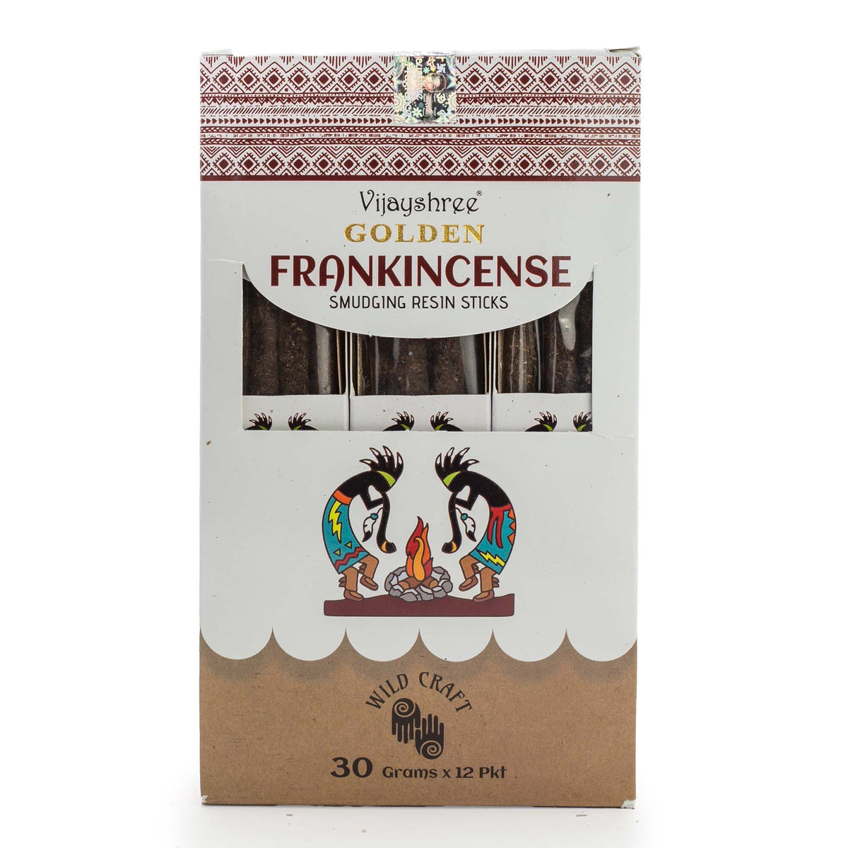 Golden Frankincense Smudging Resin Sticks - 30g Pack of 6 – view 2