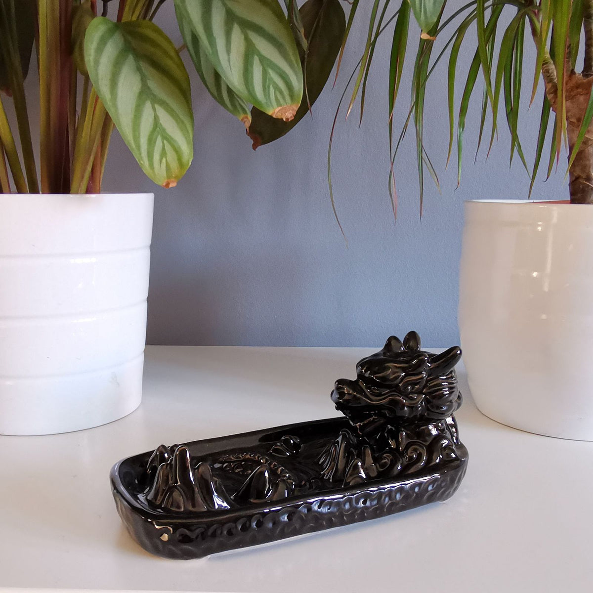 Backflow Incense Burner - Dragon in Mountain – view 2