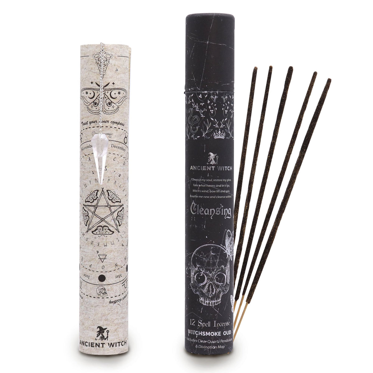 Ancient Witch Cleansing Incense with Crystal Pendulum – view 7