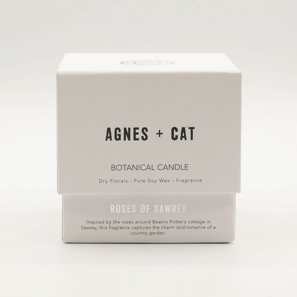 Agnes + Cat Botanical Soy Wax Candle - Roses of Sawrey – view 2