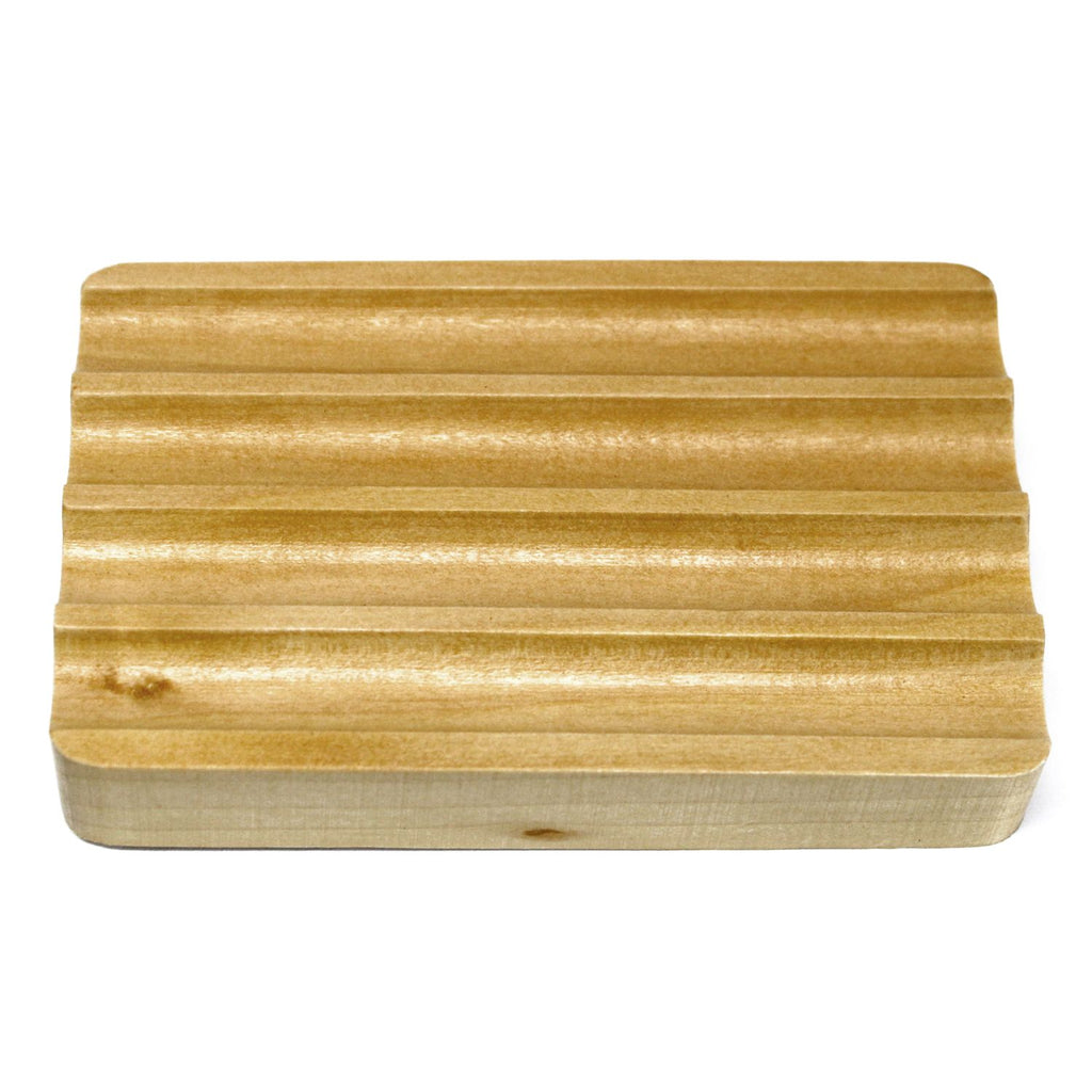 Hemu Wood Soap Dish - Corrugated – view 3