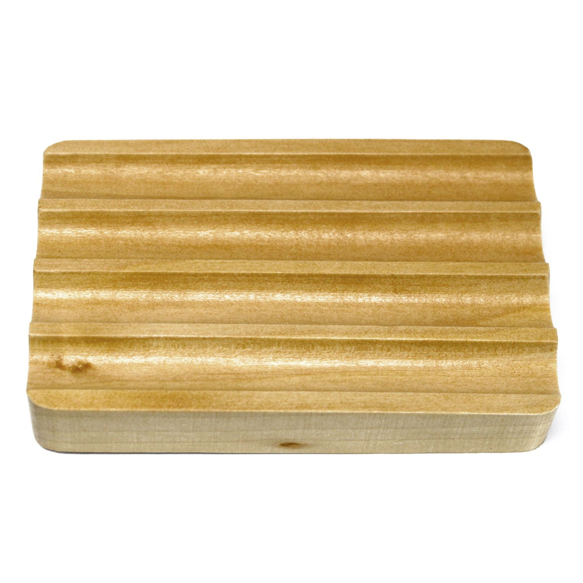 Hemu Wood Soap Dish - Corrugated – view 3