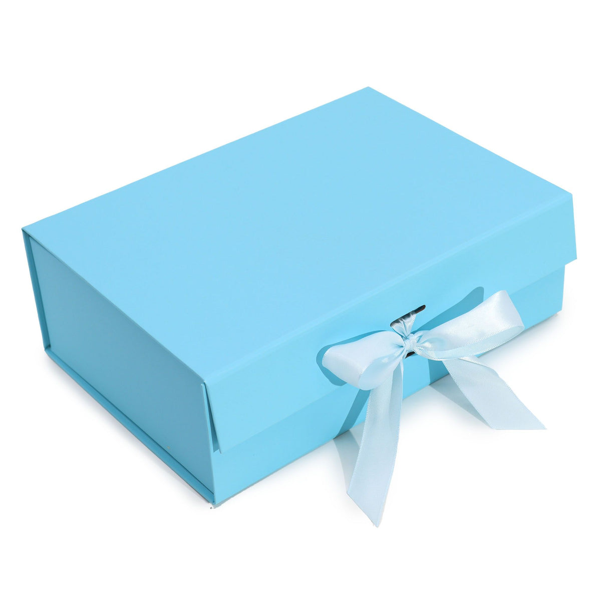 Flat Pack Gift Box Large 28.2x20.2x9.2cm Baby Blue