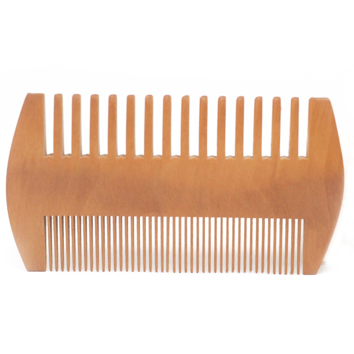 Two Sided Beard Comb - Pear Wood