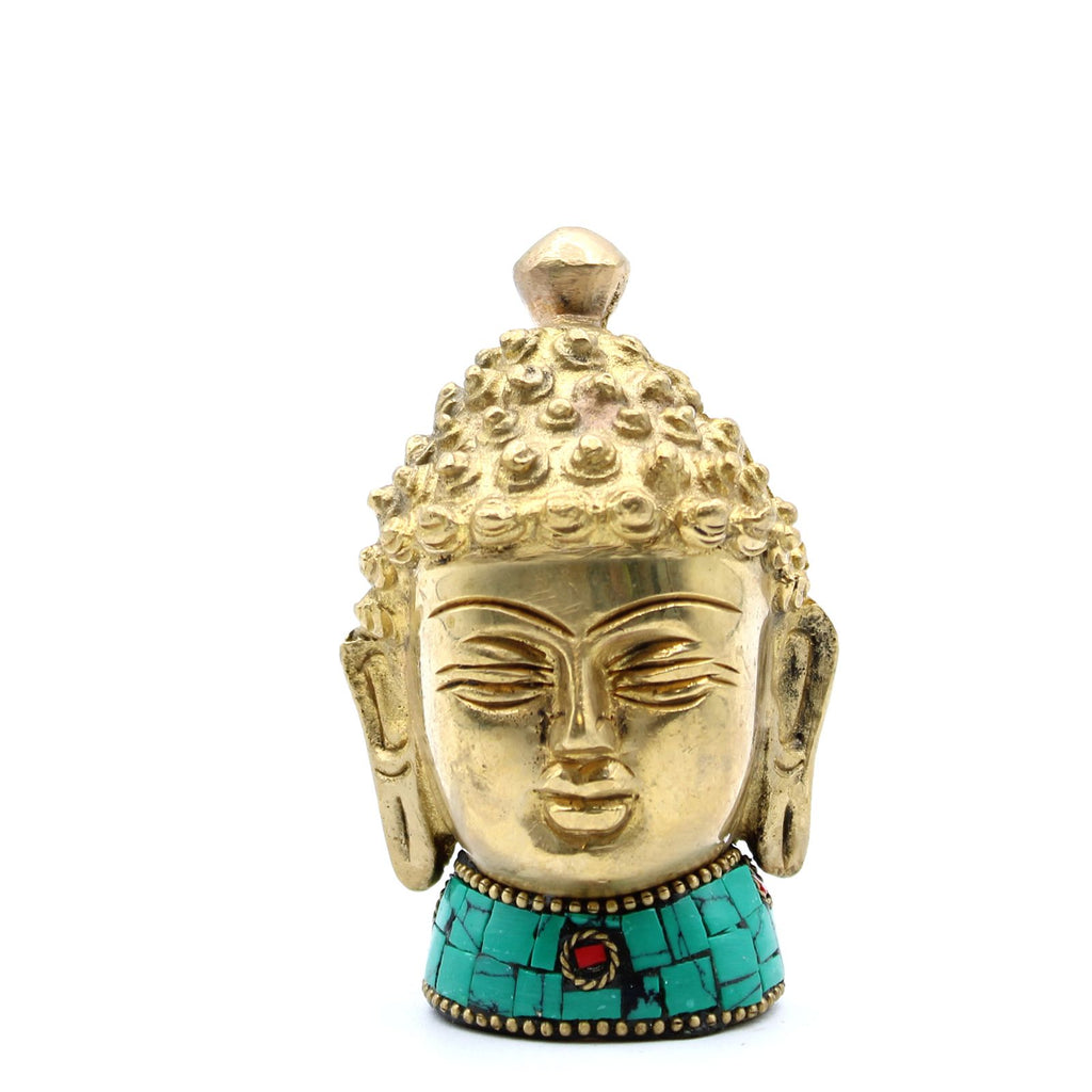 Brass Buddha Figure - Medium Head - 8 cm – view 8