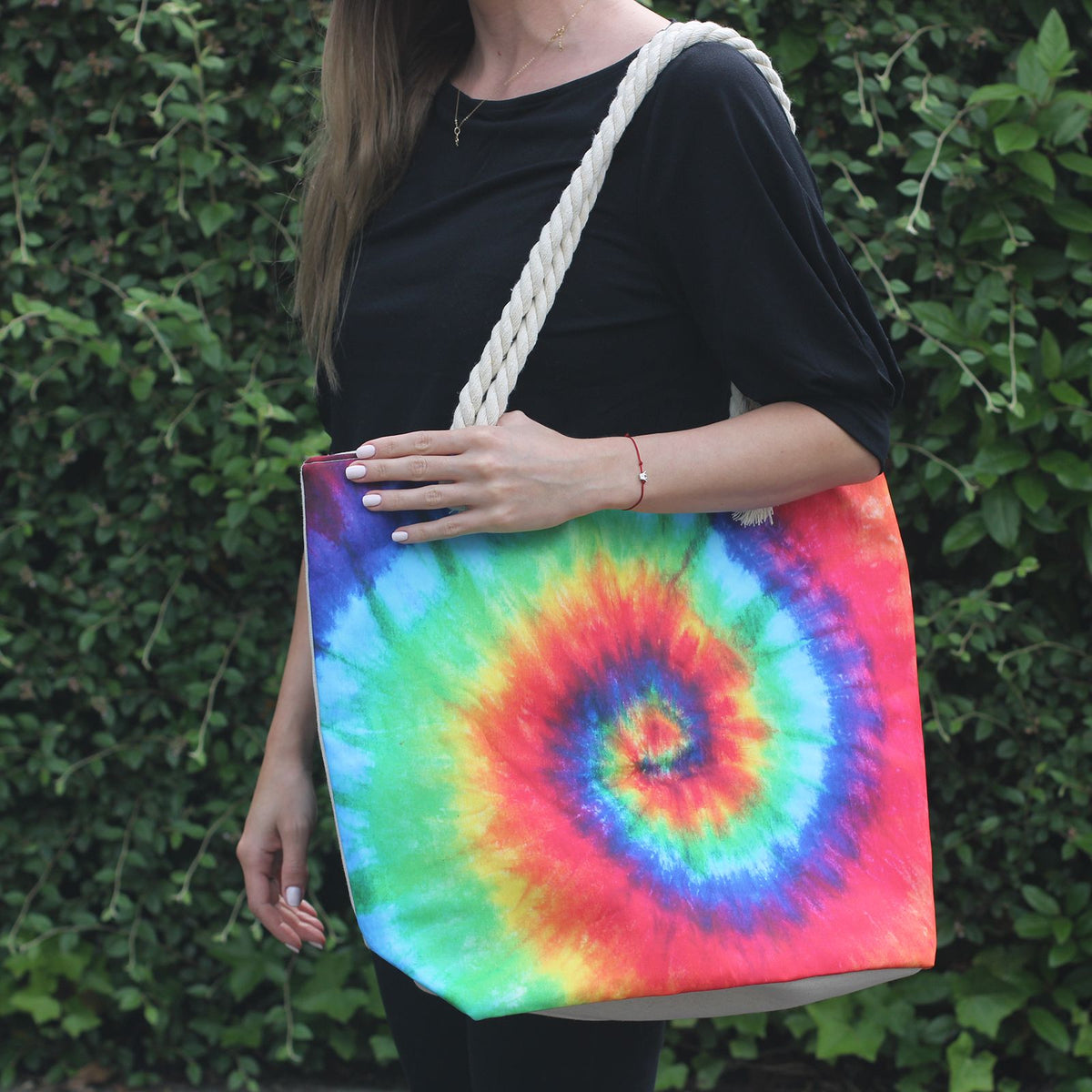 Psychedelic Splash Beach Bag in Pure Energy – view 4