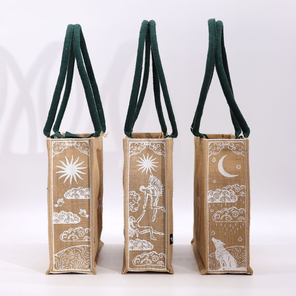 Hop Hare Jute Bag - I am Loved – view 7
