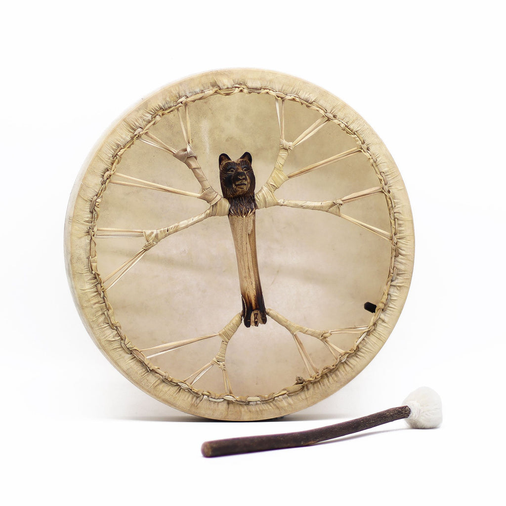 Spirit of the Bear Tunable Shaman Drum with Beater - 40cm – view 7