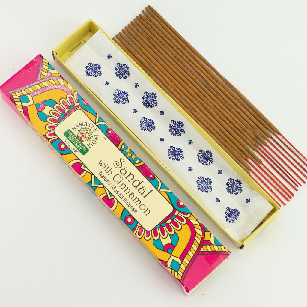 Namaste Mandala Masala Incense - Sandal with Cinnamon – view 5