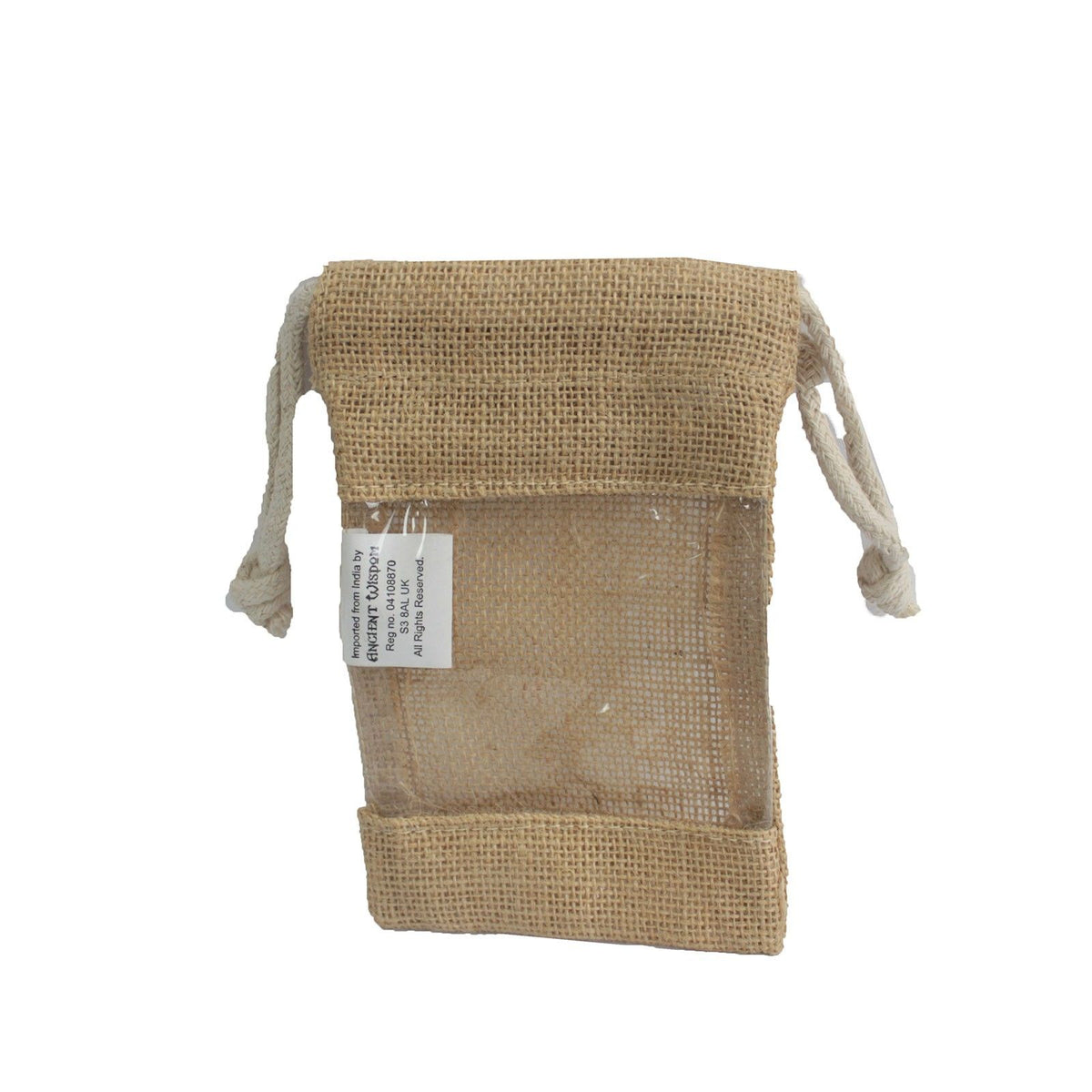 Small Jute Window Bag 16x10cm – view 3
