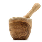 Ergo Teak Pestle and Mortar - Small, 9 x 8.5 cm – view 3