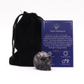 Small Dark Network Stone Crystal Skull Figure 4cm