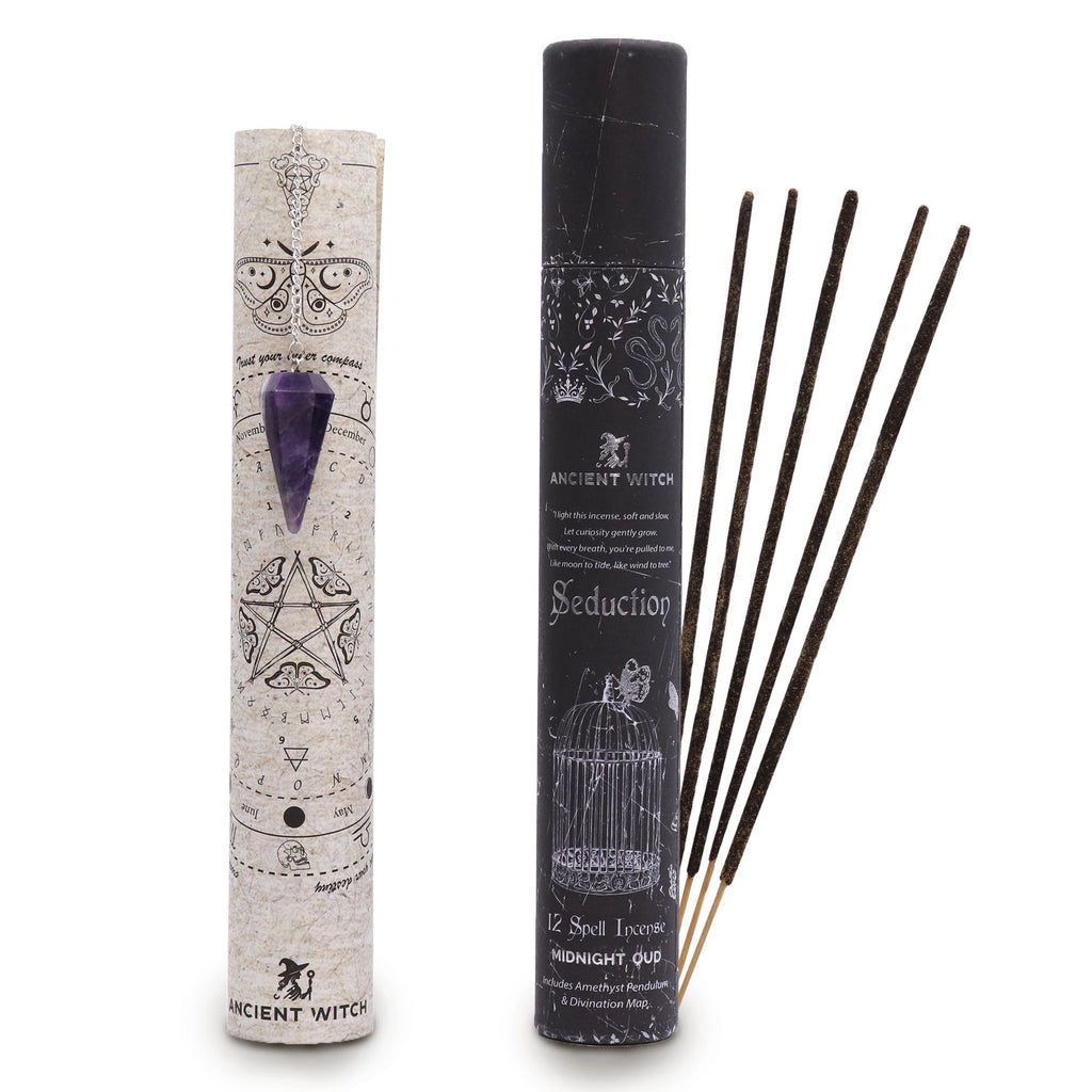 Ancient Witch Seduction Incense with Amethyst Pendulum – view 8