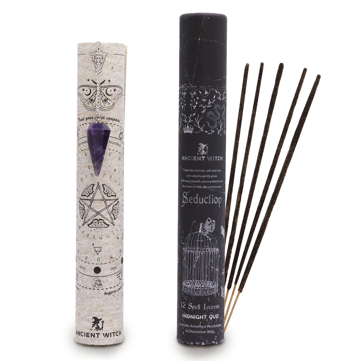 Ancient Witch Seduction Incense with Amethyst Pendulum – view 8