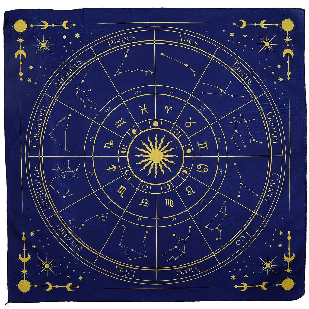 Zodiac Tarot Reading Cloth 75x75cm – view 8