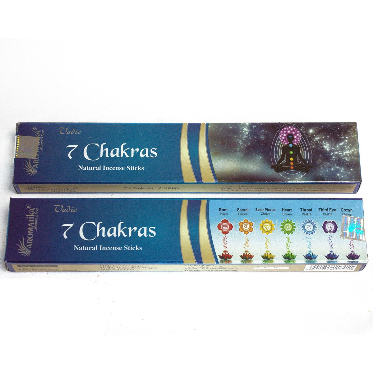 Aromatika Vedic 7 Chakra Masala Incense Sticks