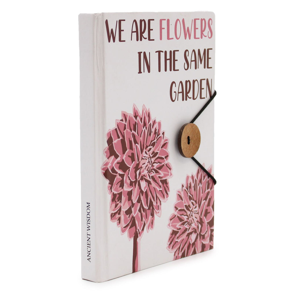 Small Notebook with Strap - Flowers in the Same Garden – view 4