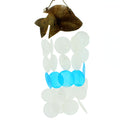 Coconut & Capiz Shell Wind Chime, Dolphin, 30cm