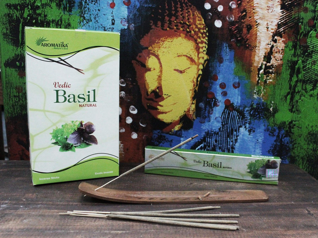 Aromatika Vedic Masala Incense Sticks - Basil – view 2