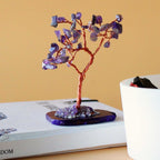 Amethyst Gemstone Tree on Natural Agate Base - 35 stones – view 4