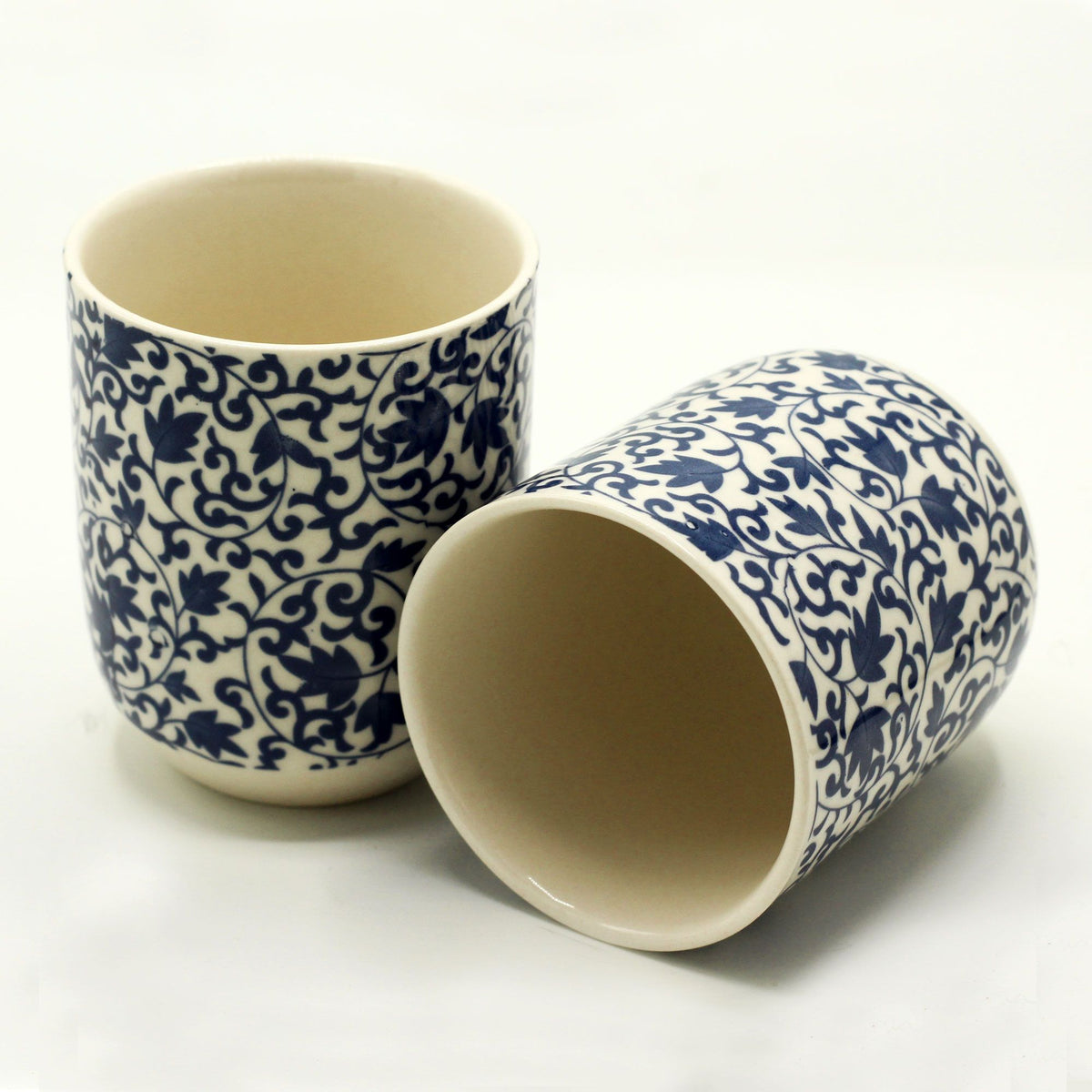 Blue Pattern Herbal Tea Cups - Set of 6 – view 2