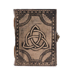 Circle Triquetra Leather Notebook, Red Tan – 17.5x12.5 cm – view 2