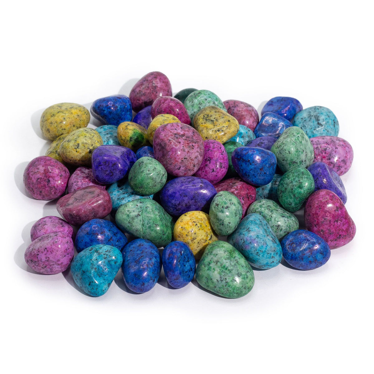 Treated Dalmatian Jasper Stones - 1kg, Approx. 70 Stones