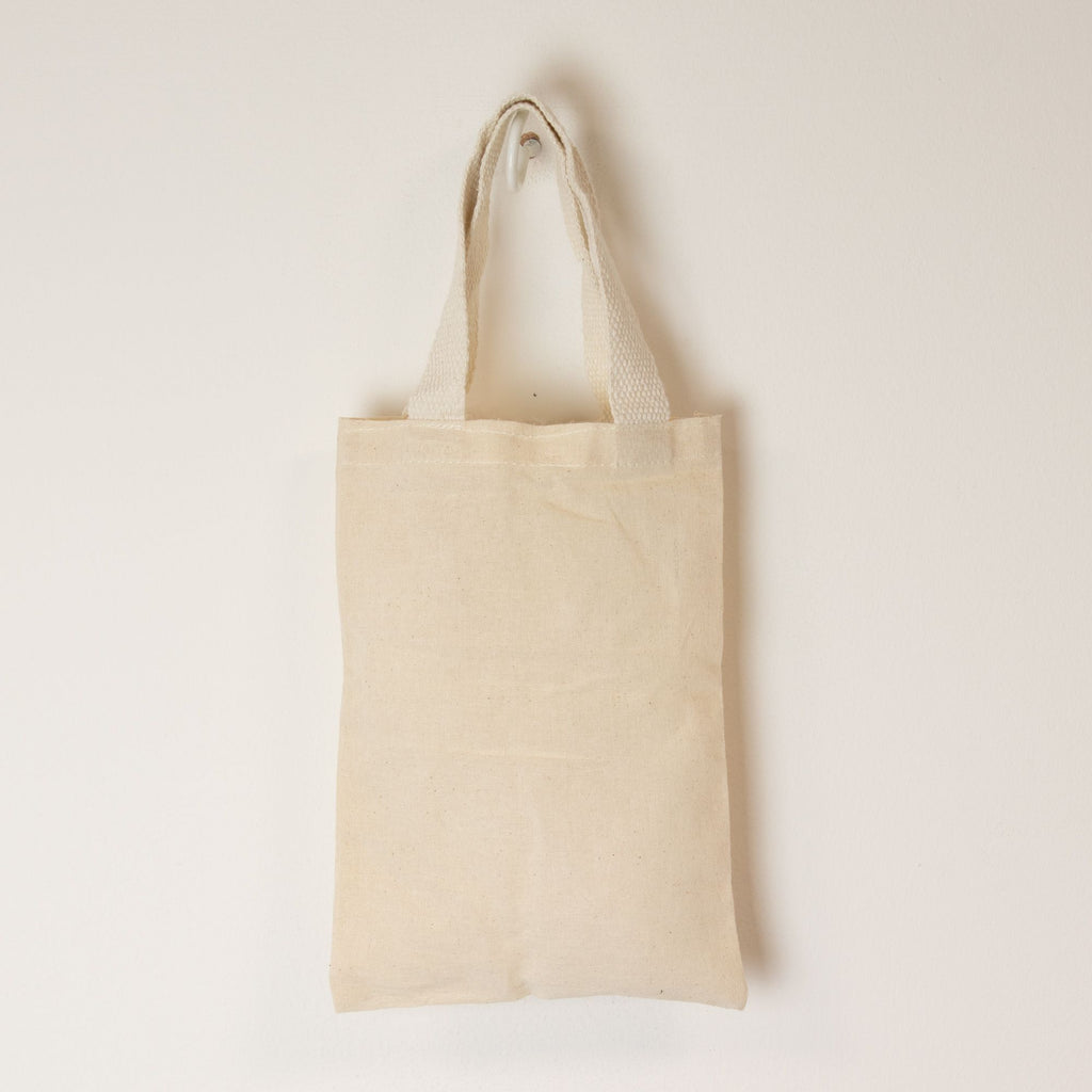 Nomad Sari Mini Gift Tote Bags - Unprinted Natural - Pack of 5