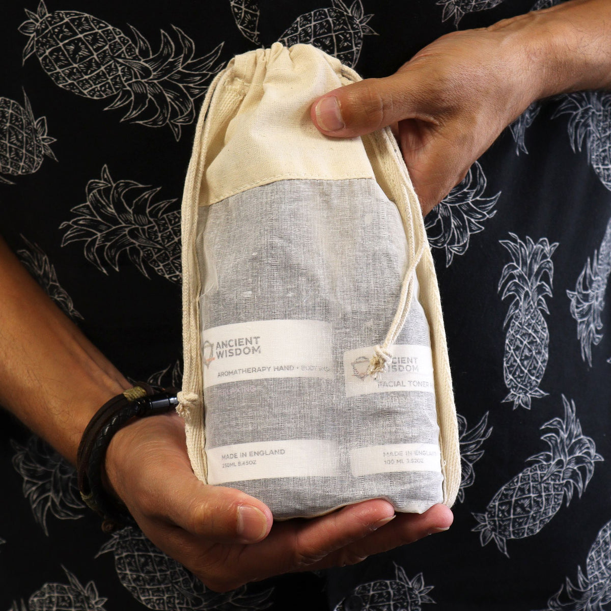 Large Cotton Window Pouch 26x15cm