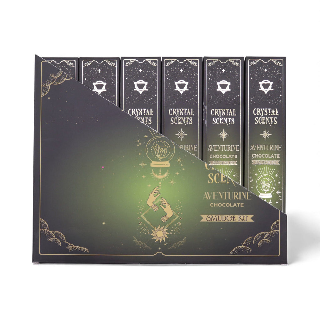 Aventurine Crystal Scents Smudge Incense Sticks - Chocolate – view 7